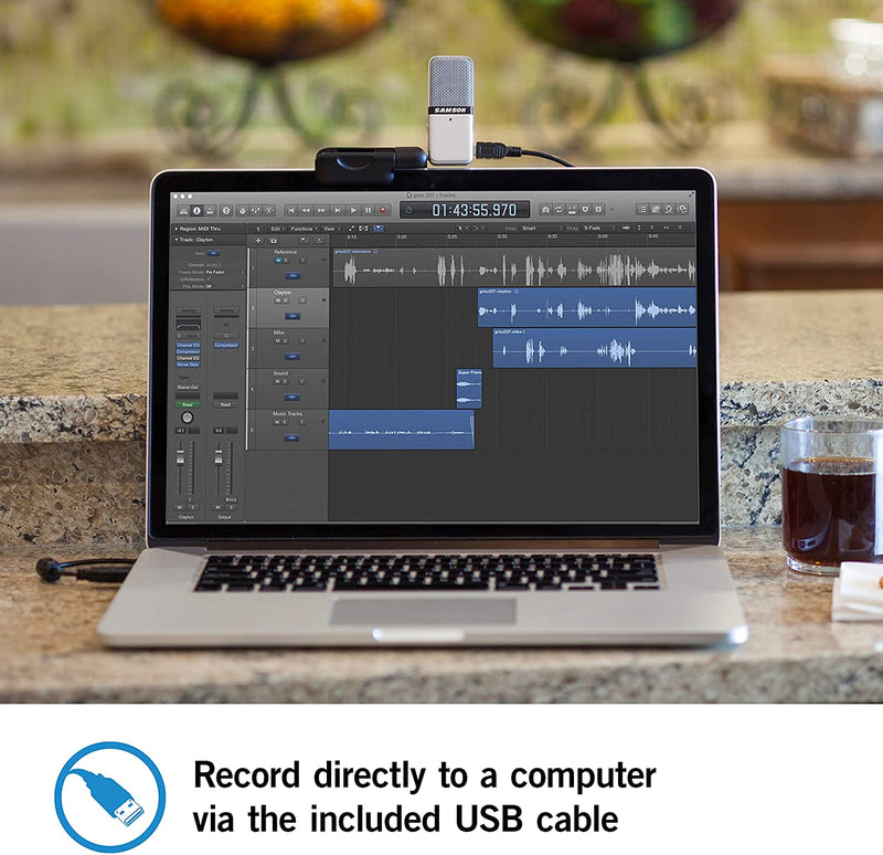 SAMSON Go Mic Clip On USB Microphone