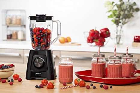 Tefal BL420840 Blendforce II Blender with Plastic Jug, 600 W, 1.5 liters, Black