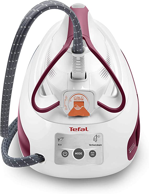 Tefal Express Anti Scale Steam Generator, 1.8L, White/Purple, SV8012