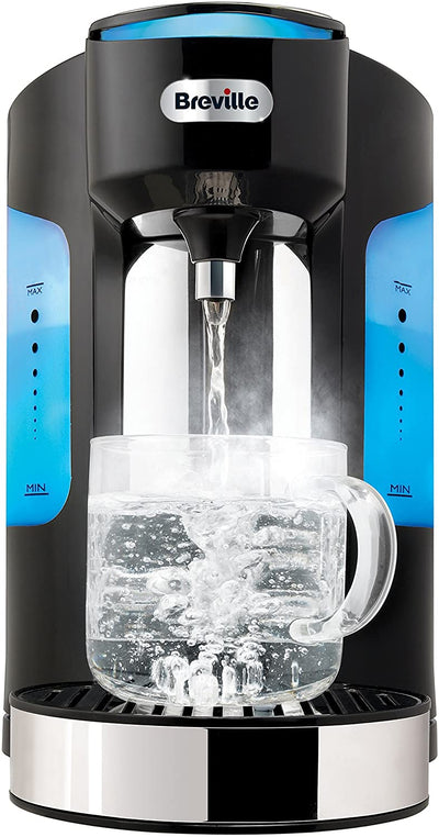 Breville HotCup Hot Water Dispenser with 3 KW Fast Boil and Variable Dispense, 2.0 Litre, Gloss Black [VKJ318]