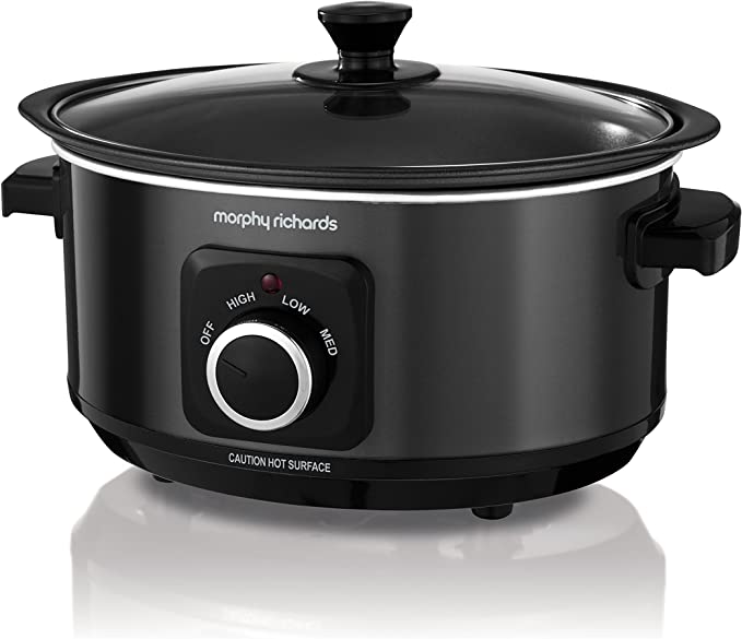 Morphy Richards Slow Cooker Sear and Stew 460012 3.5L Black Slowcooker