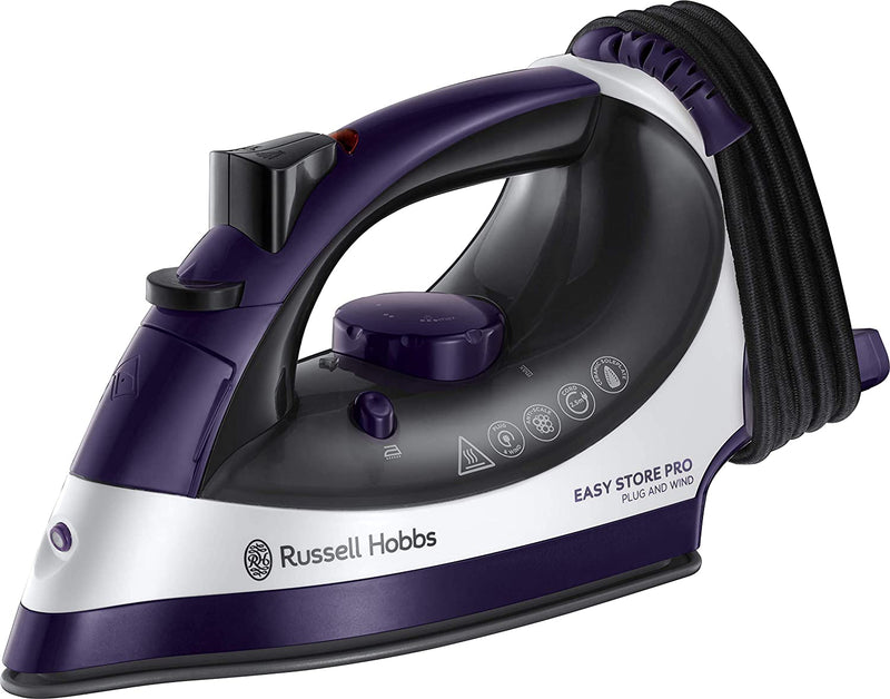 Russell Hobbs 23780 Easy Store Pro, Plug & Wind Iron, 0.330 Litre, 2400 Watt [Energy Class A]