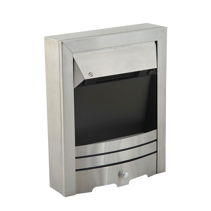 2KW Electric Stainless Steel Flame Effect Fireplace