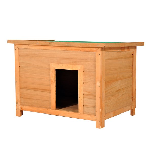 85Wx58Dx58H Cm. Waterproof Elevated Dog Kennel-Wooden