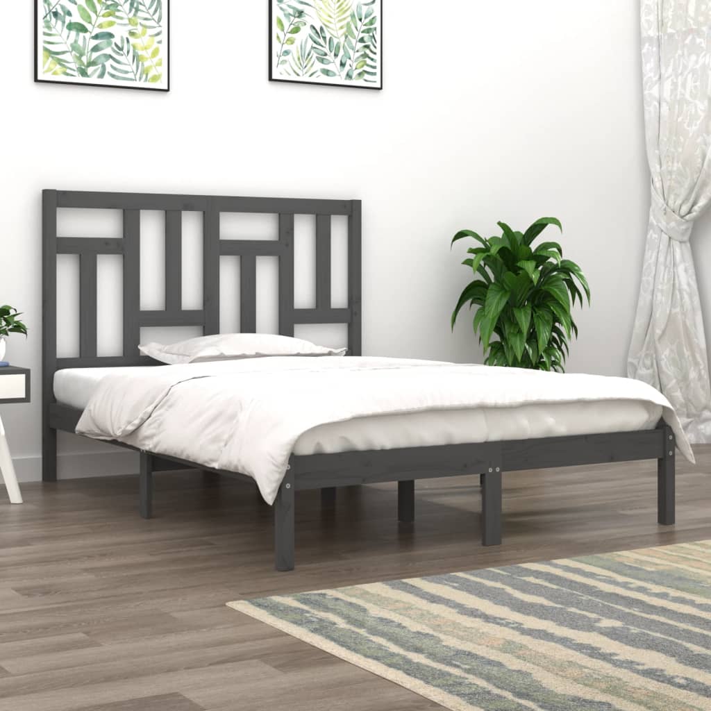 Real wood deals queen bed frame