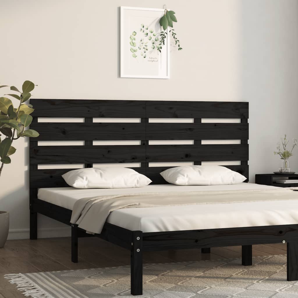 Dark wood deals headboard queen