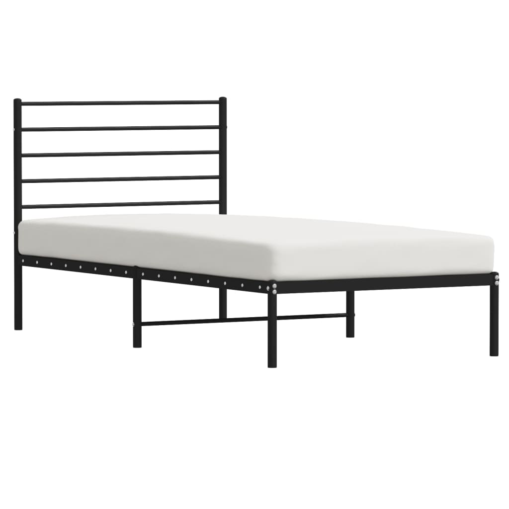 Twin bed frame 2024 black metal