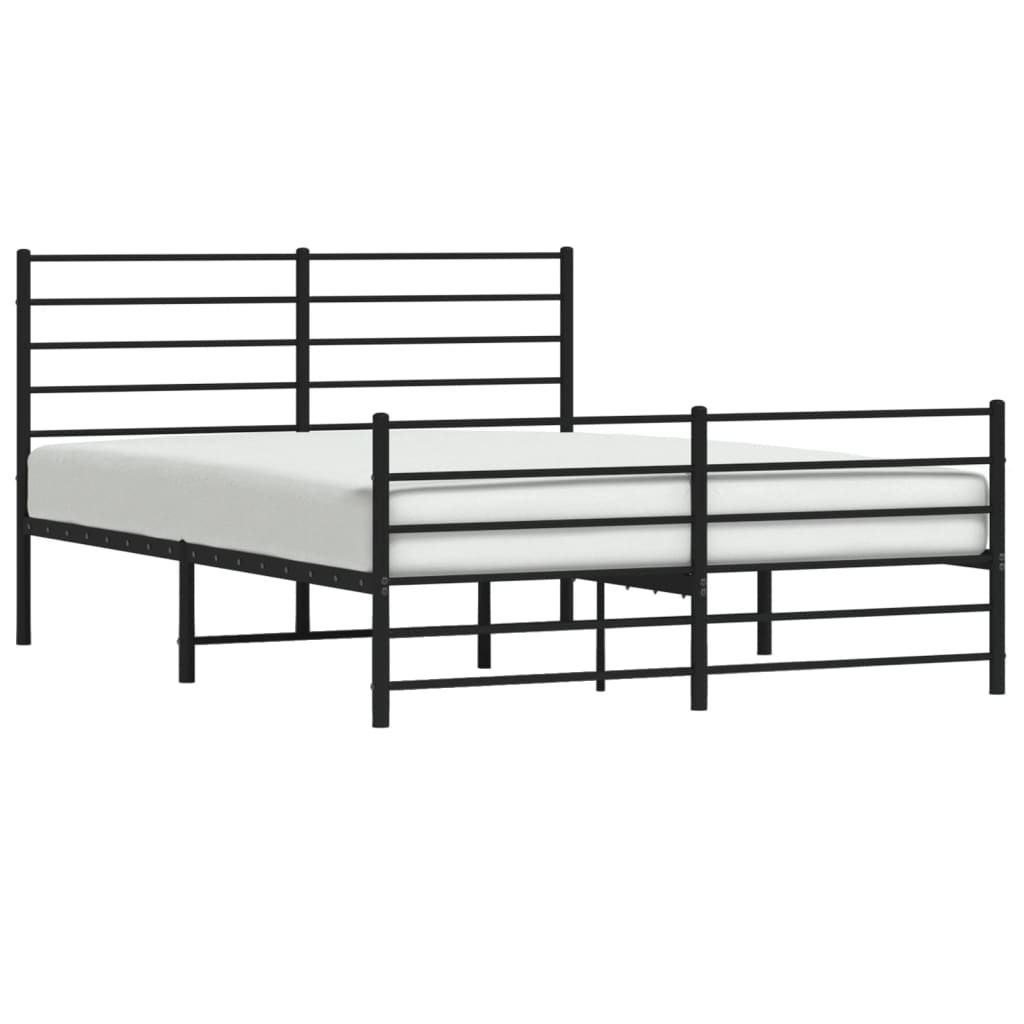 King metal store headboard and footboard