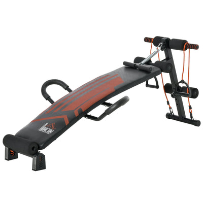 Multifunctional Sit Up Bench Utility Board Ab Exercise with Headrest Fitness