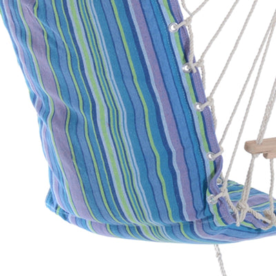 Outdoor Hammock Hanging Rope Chair - (Blue)