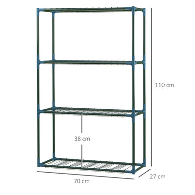 Modern Plant Stand Set Of 2- Green