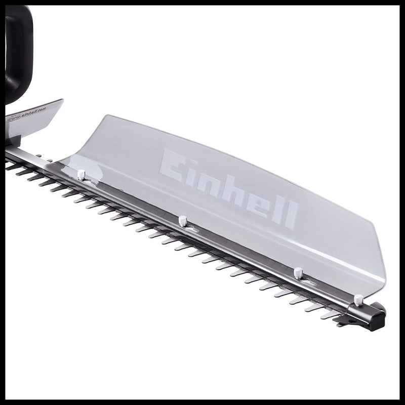 Einhell GE-CH 1855/1 Li Power X-Change 18V Cordless Hedge Trimmer, 55cm (22 Inch) Cutting Length, Laser-Cut Diamond-Ground Steel Blades, Hedge Cutter