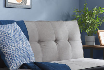 Birlea Aurora Grey Velvet Sofa Bed