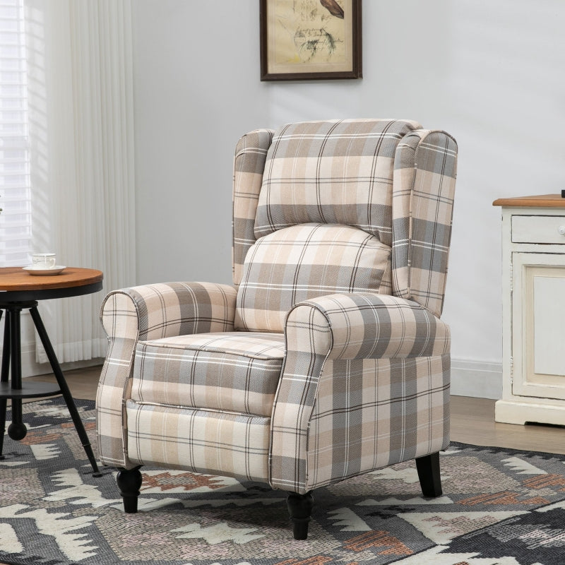 Recliner Armchair Push Back Living Room