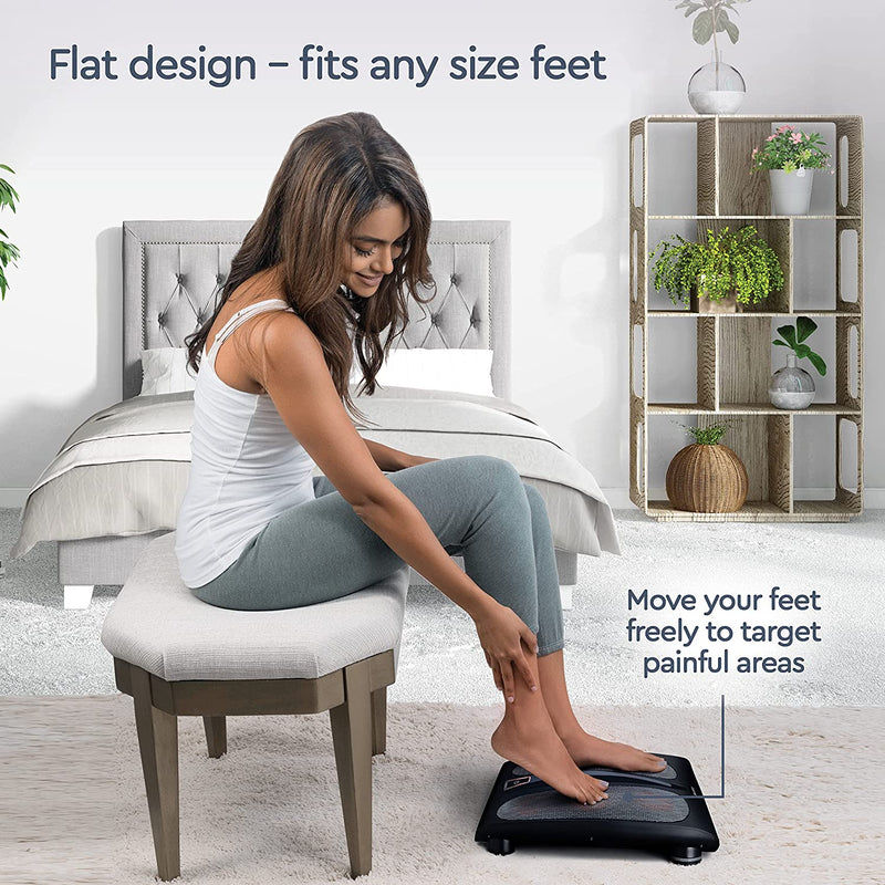 Shiatsu Foot Massager Machine Kneading Foot Massager with Heat, Feet Massage Plantar Fasciitis Great for Tired Feet, Chronic, Neuropathy, Nerve Pain