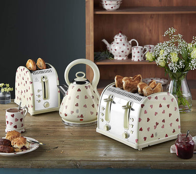 Russell Hobbs 28350 Emma Bridgewater Pink Hearts 4 Slice Toaster