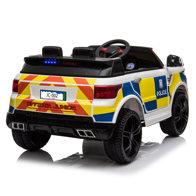 Dual Drive 12V 7A.h Police Car with 2.4G Remote Control White 47331340