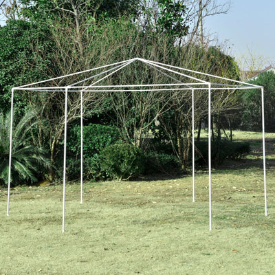 Hexagonal Gazebo Canopy Party Tent - Black