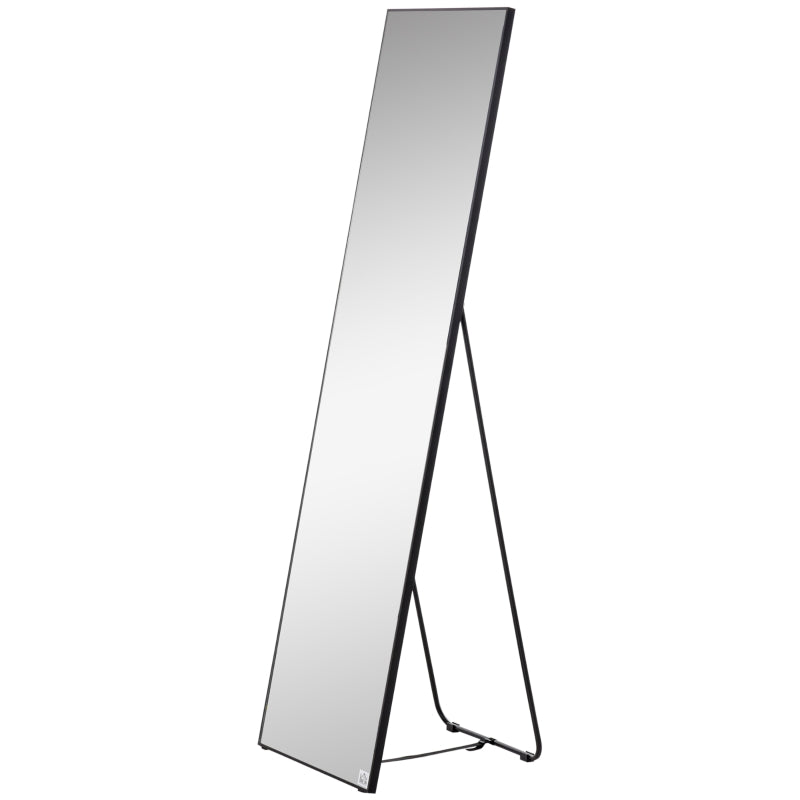 Full Length Dressing Mirror, Living Black