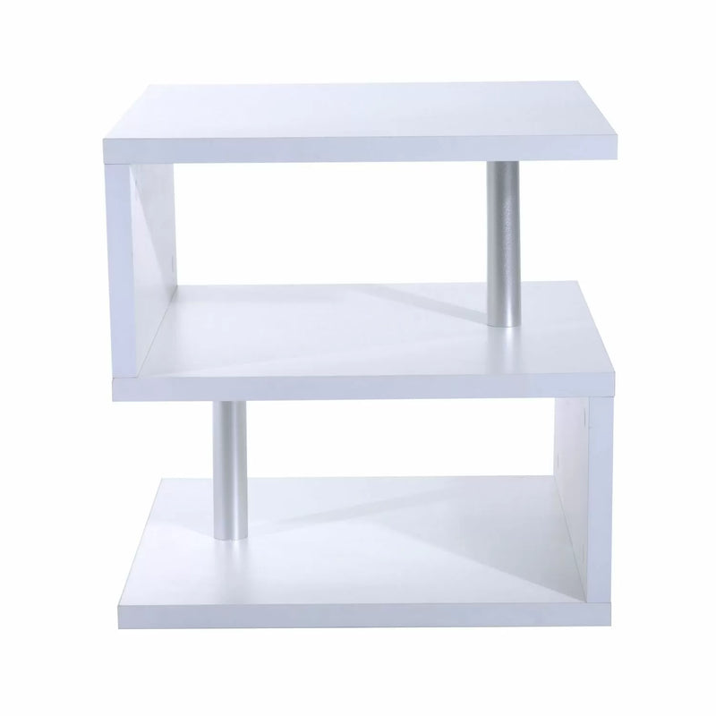 S-Shape Cube Side Table - Black or White