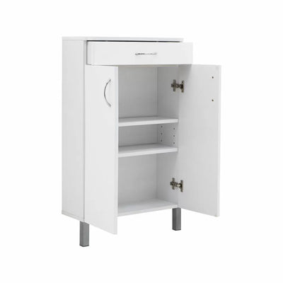 Moritz Two Door One Drawer Cabinet White