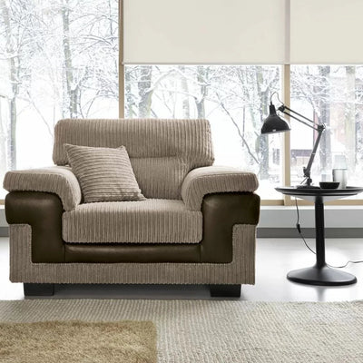 Samson Corded Fabric Armchair