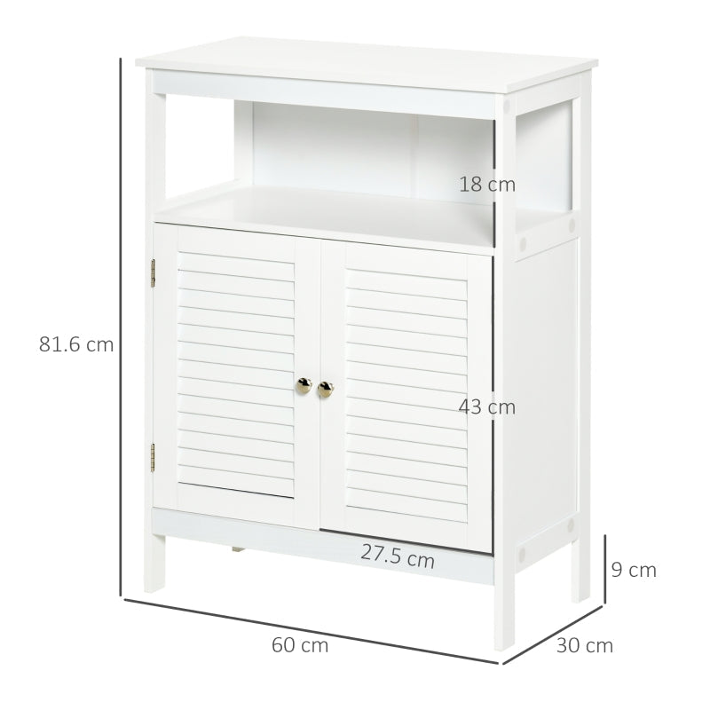 Bathroom Storage Unit Cabinet , White