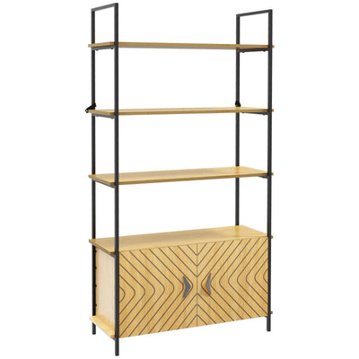 Bookcase 4-Tier Storage Shelf