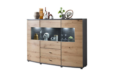 Delanes Sideboard Display Cabinet 160cm