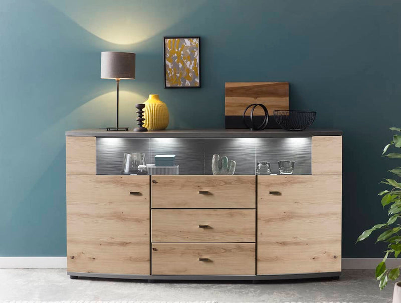 Delanes Sideboard Display Cabinet 160cm