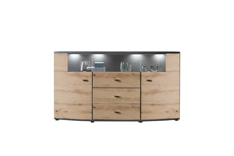 Dera 85 Display Sideboard Cabinet 160cm