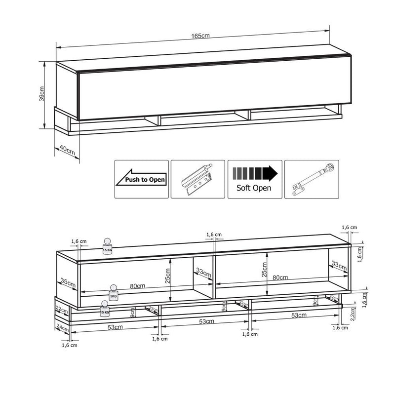 Sanus Wall Entertainment Unit