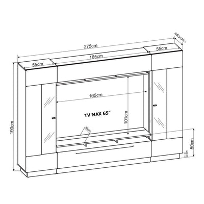 Sanus Wall Entertainment Unit