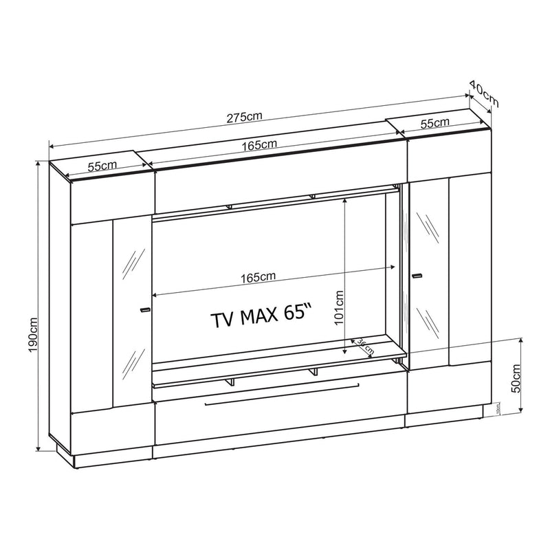 Rekki Wall Entertainment Unit