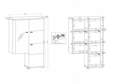 Polo 33 Display Cabinet