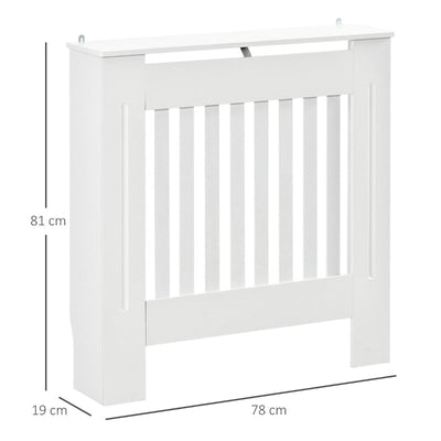 MDF Radiator Cover 78Lx19Wx81H Cm -White