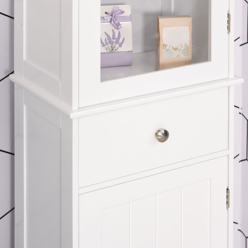 Bathroom Storage Cabinet , White