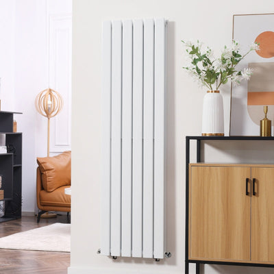 460 X 1600 Mm Double Panel Vertical Designer Radiator, White