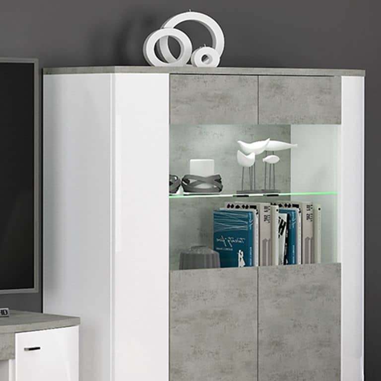 Rondo Display Cabinet 30 [Concrete Grey]