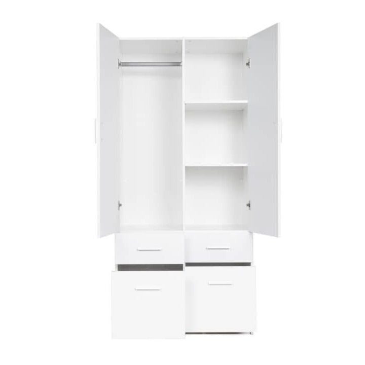 Alpin Hinged Door Wardrobe 92cm [Drawers]