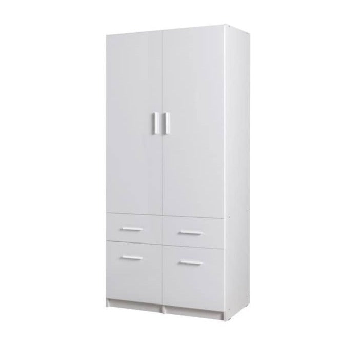 Alpin Hinged Door Wardrobe 92cm [Drawers]