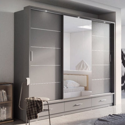 Arti 1 - 3 Sliding Door Wardrobe 250cm