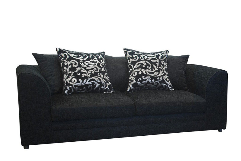 Zina 3 Seater Chenille Fabric Sofa Set