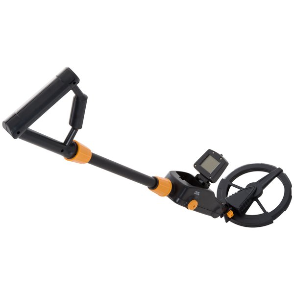 Adjustable LCD Metal Detector, Water-resistant - Yellow/Black