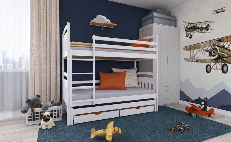 Alan Bunk Bed with Trundle and Storage