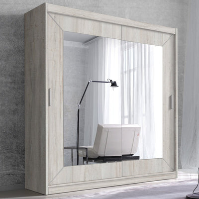 Sliding Door Mirrored Wardrobe Alfa