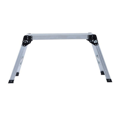 Aluminum Folding Step Up Ladder Bench - Silver