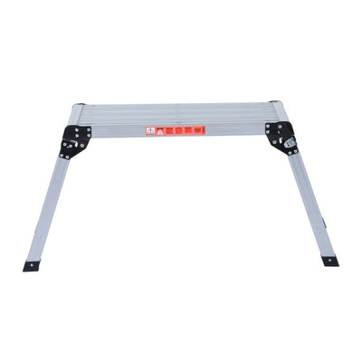 Aluminum Folding Step Up Ladder Bench - Silver