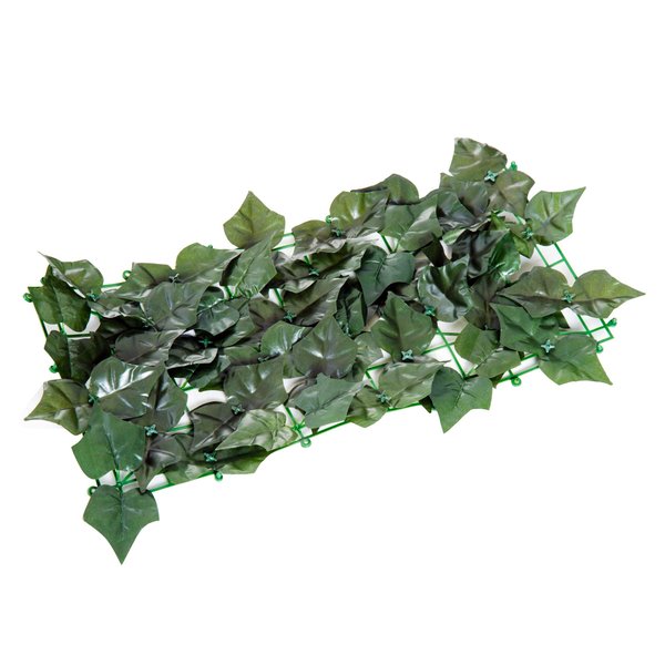 3 x 1m Artificial Leaf Screen Panel - Dark Green