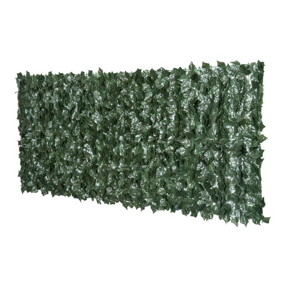 Artificial Leaf Screen Panel, 2.4x1 M - Dark Green